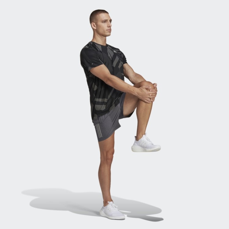 Own The Run Season T-shirt Adidas Black