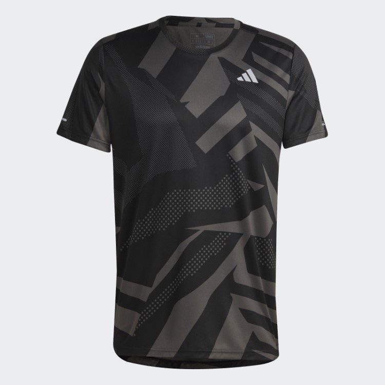 Own The Run Season T-shirt Adidas Black