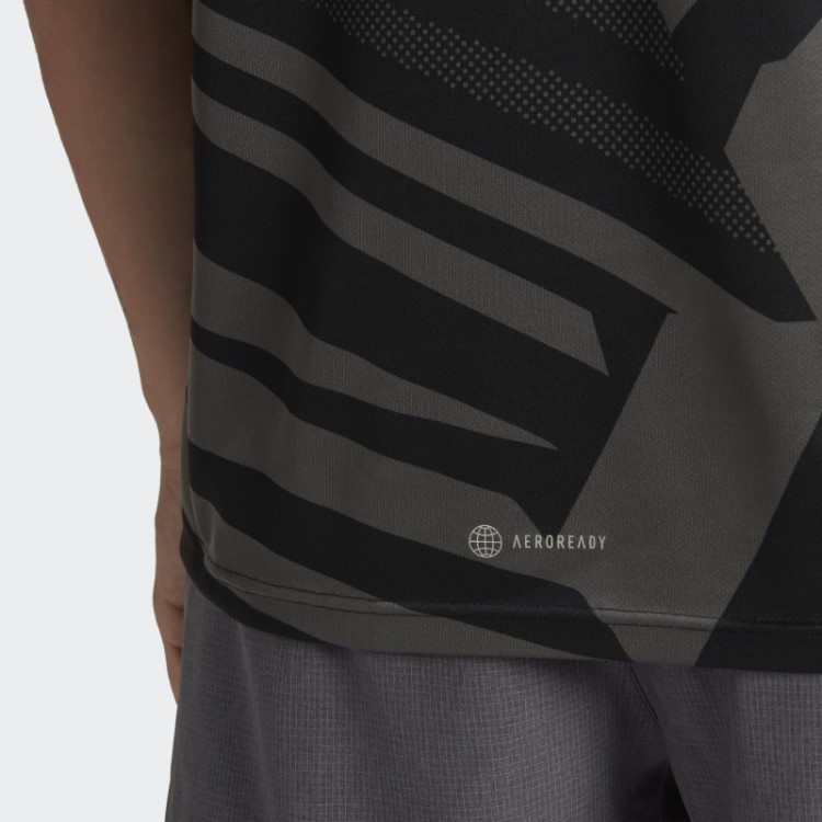 Own The Run Season T-shirt Adidas Black