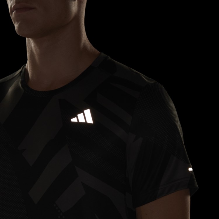 Own The Run Season T-shirt Adidas Black