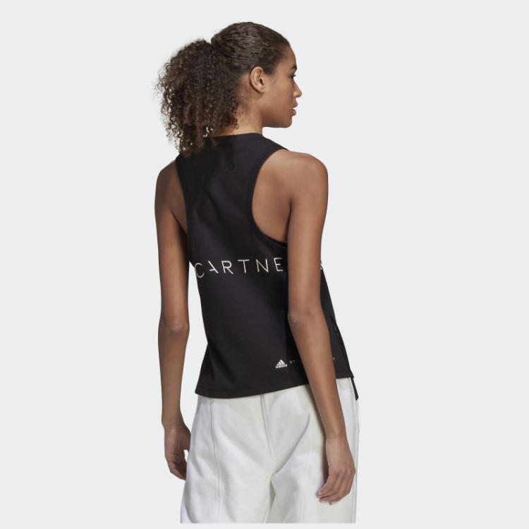 Regata Esportiva Preta Adidas By Stella Mccartney Com Logo