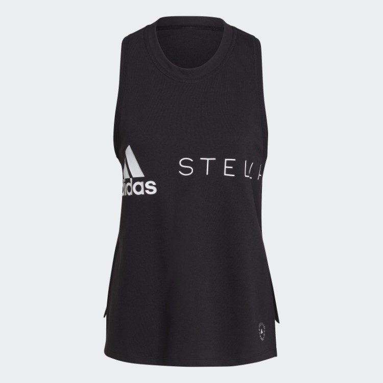 Regata Esportiva Preta Adidas By Stella Mccartney Com Logo