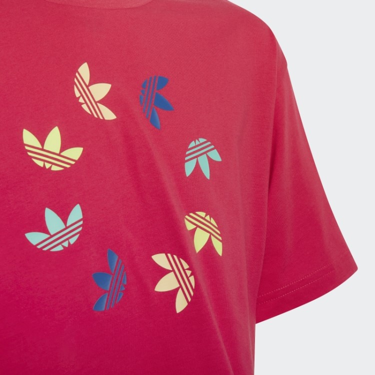 Top Cropped Adicolor Rosa Negrito Adidas