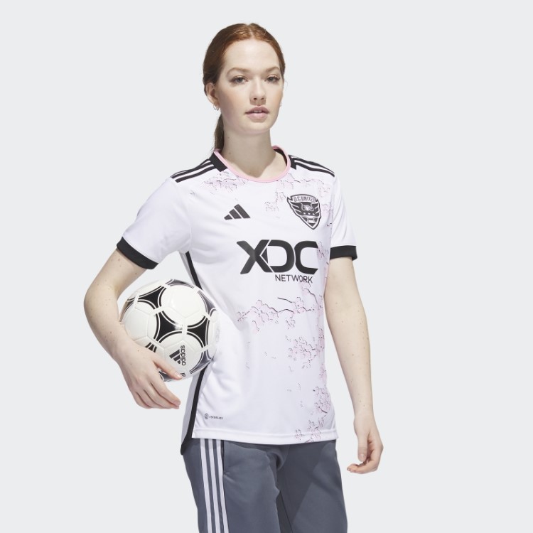 Adidas Branco D.c. Camisa Visitante Do United 23/24