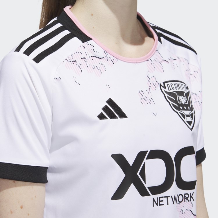 Adidas Branco D.c. Camisa Visitante Do United 23/24