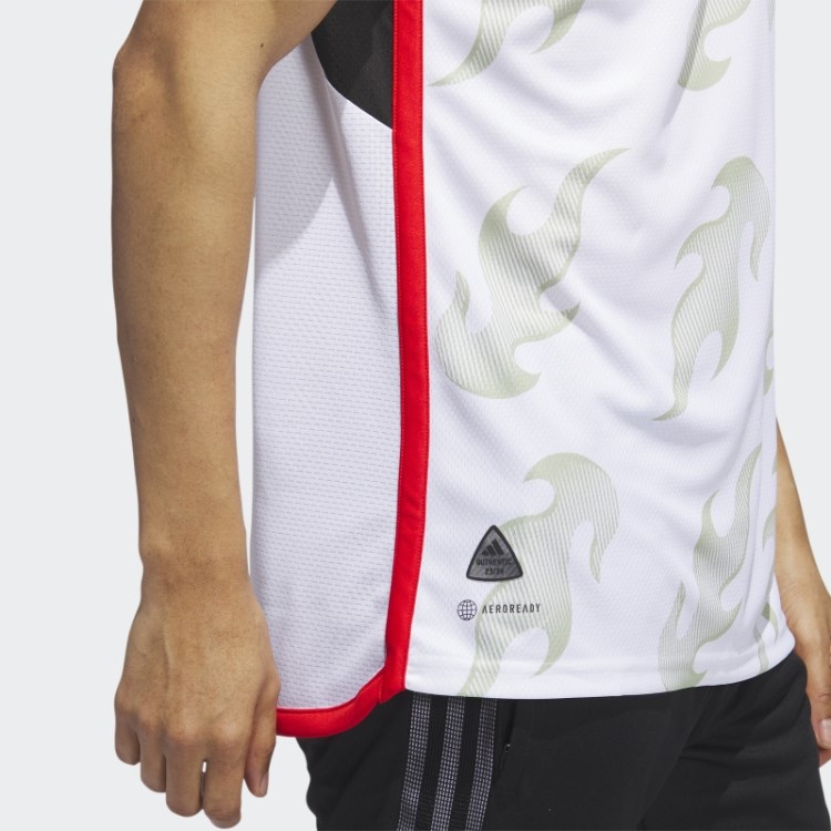 Fc Dallas 23/24 Away Camisa Autêntica Adidas Branco
