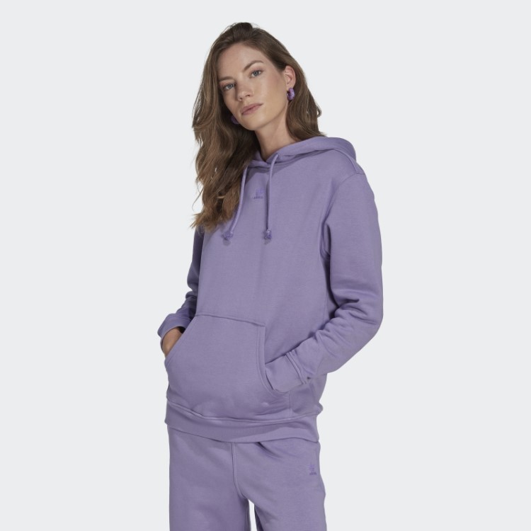 Moletom De Lã Lilás Adicolor Essentials Adidas