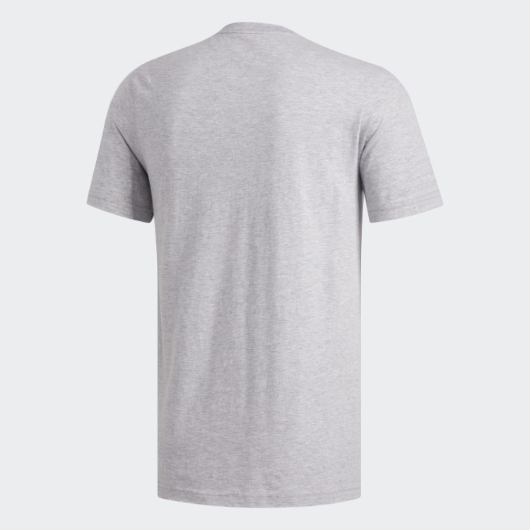 Adidas Emblema Cinza Médio Da Camiseta Esportiva