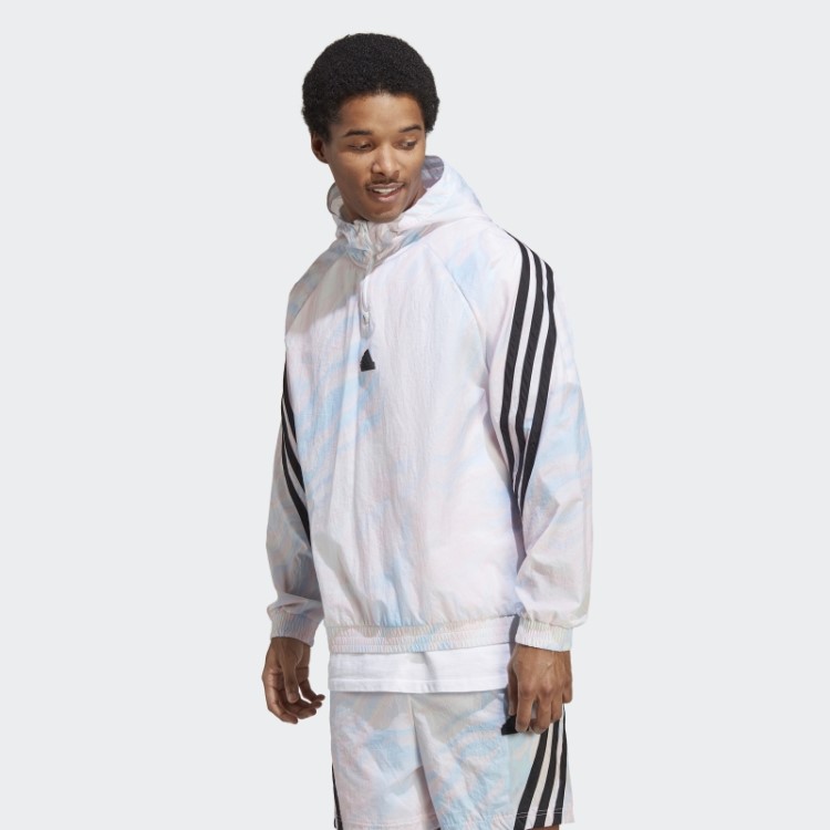 Adidas Moletom Branco Com Estampa Allover ícones Future Icons