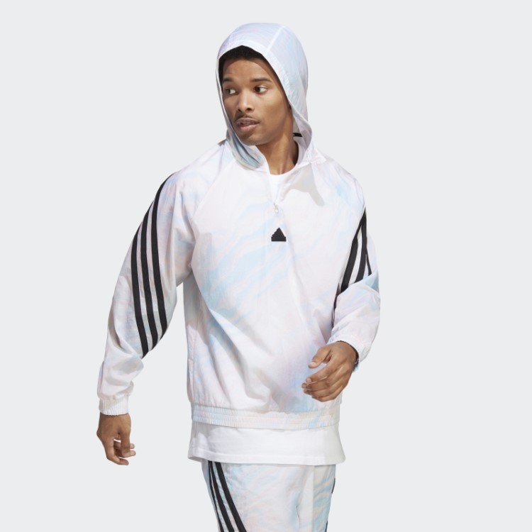 Adidas Moletom Branco Com Estampa Allover ícones Future Icons