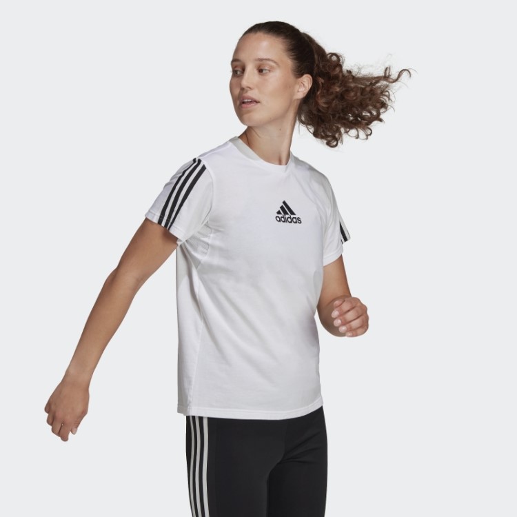 Aeroready Made For Training Camiseta Com Toque De Algodão Adidas Branca