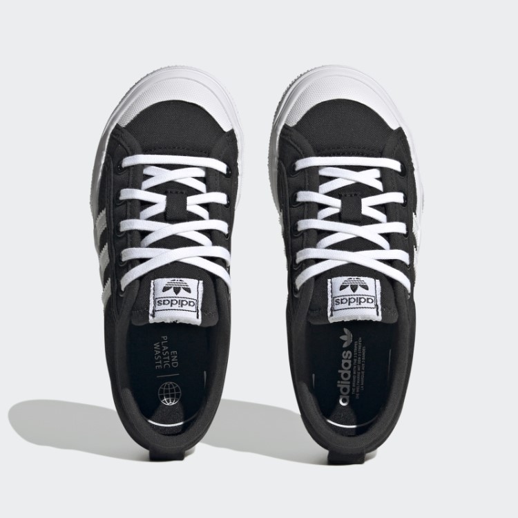 Moda Adidas Nizza Sapato Plataforma Branco