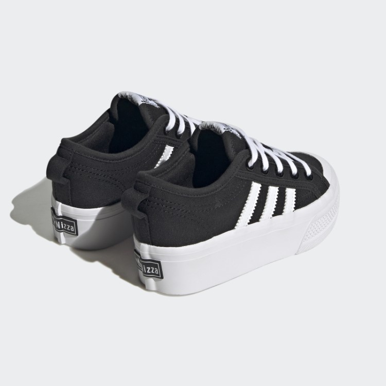 Moda Adidas Nizza Sapato Plataforma Branco
