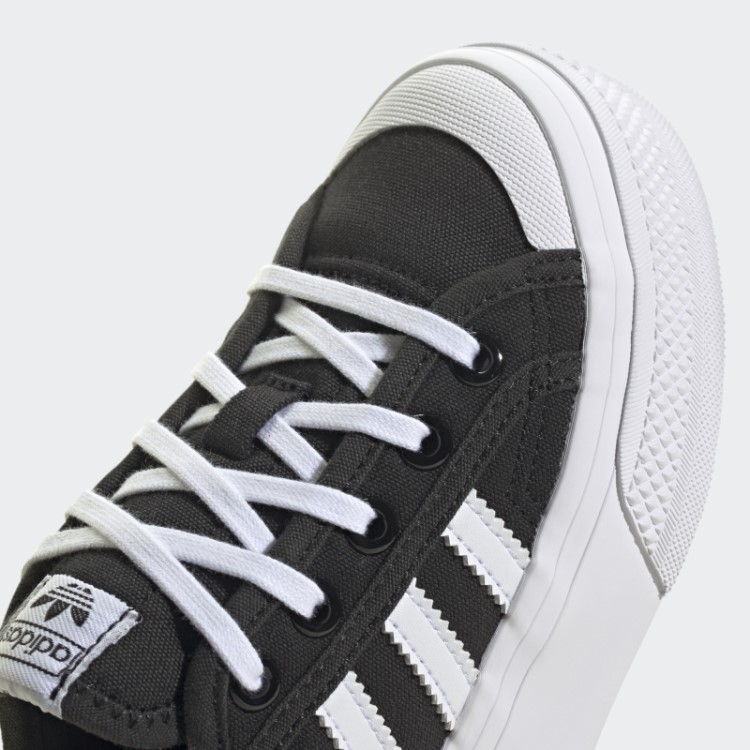 Moda Adidas Nizza Sapato Plataforma Branco