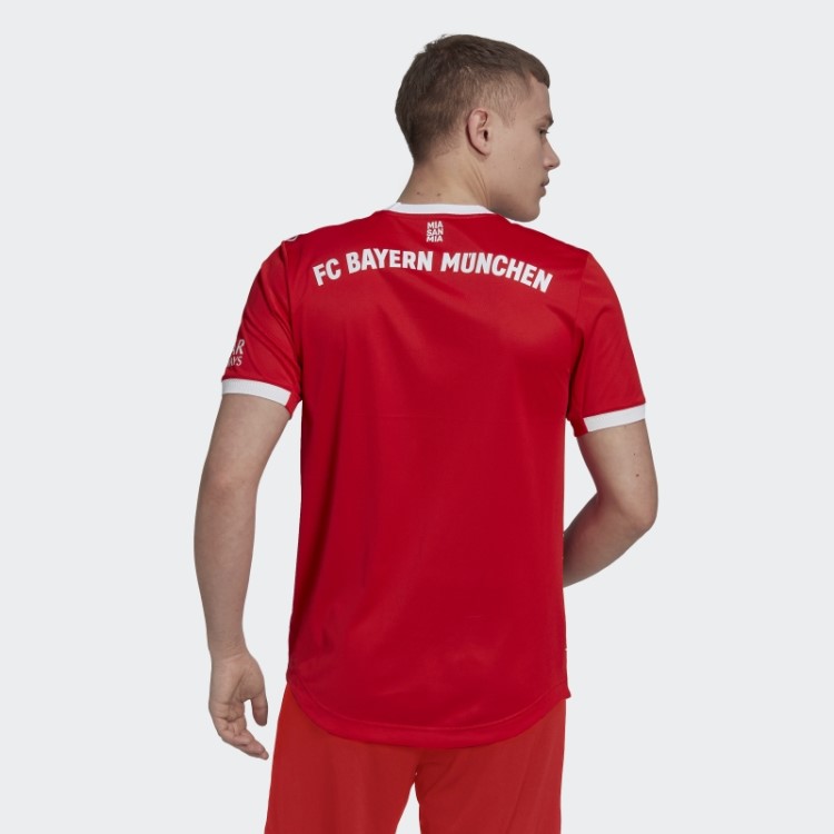 Vermelho Fc Bayern 22/23 Home Autêntico Jersey Adidas