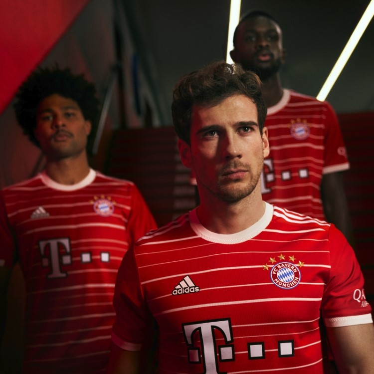 Vermelho Fc Bayern 22/23 Home Autêntico Jersey Adidas