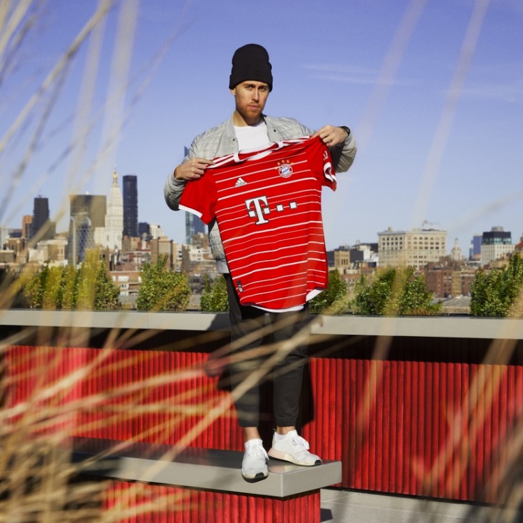 Vermelho Fc Bayern 22/23 Home Autêntico Jersey Adidas