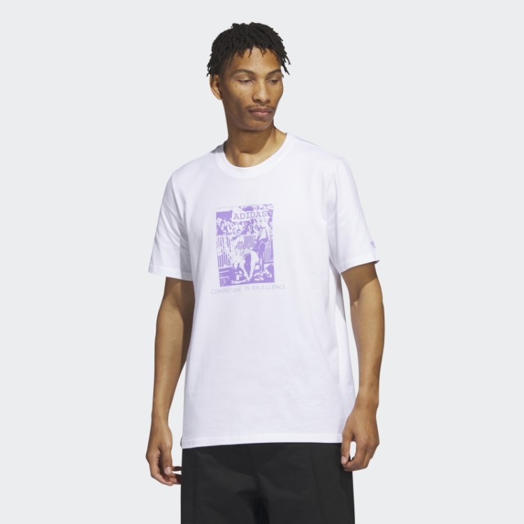 Camiseta Adidas Dill Compassion Branca