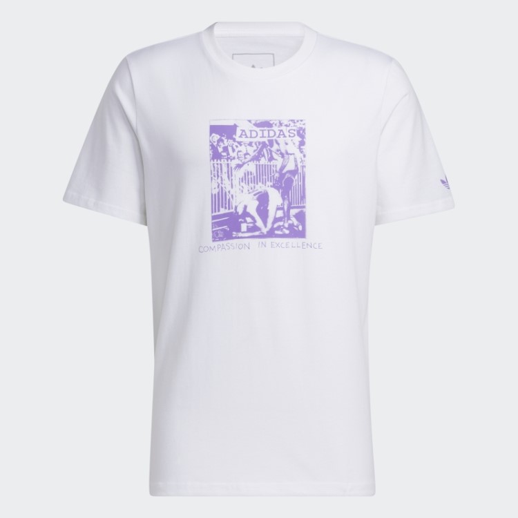 Camiseta Adidas Dill Compassion Branca