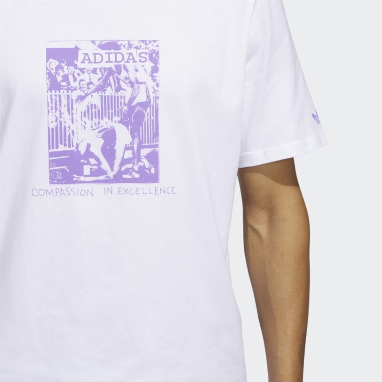 Camiseta Adidas Dill Compassion Branca
