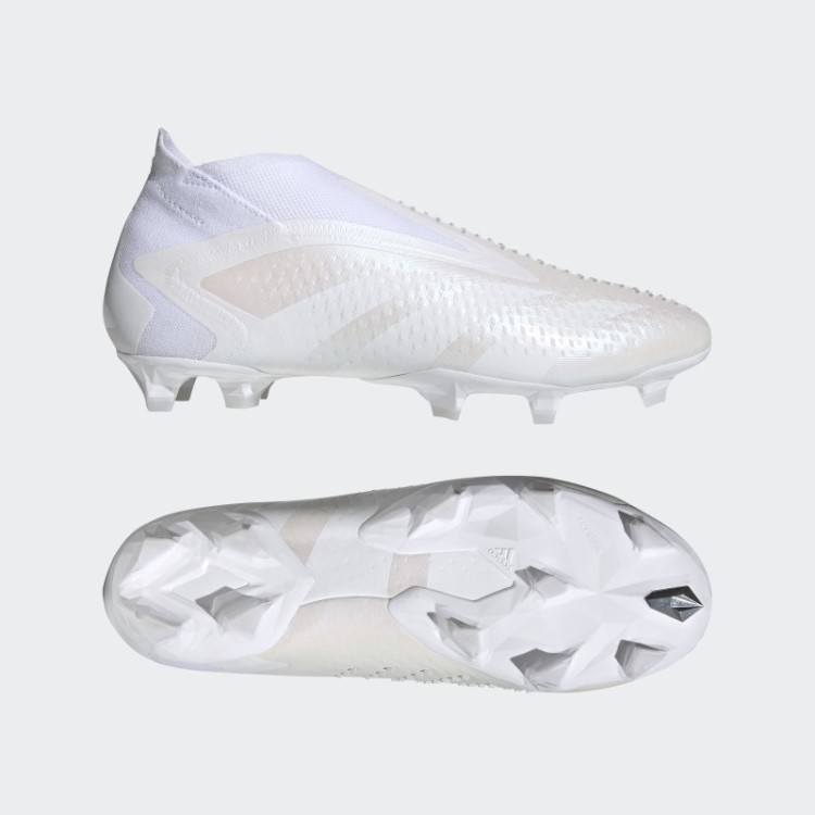 Adidas Predador Branco Precisão + Botas De Chão Firme
