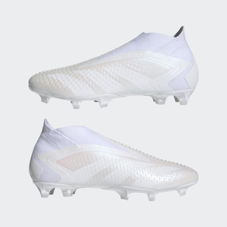 Adidas Predador Branco Precisão + Botas De Chão Firme