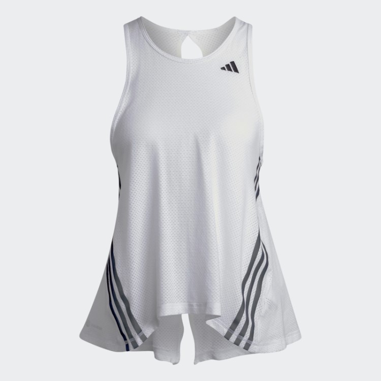 ícones De Corrida Feitos Com A Natureza Regata De Corrida Branca Adidas