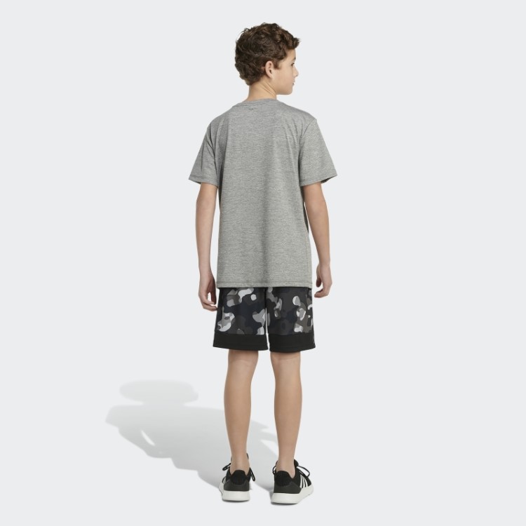 Short Com Estampa Camuflada Preta Adidas