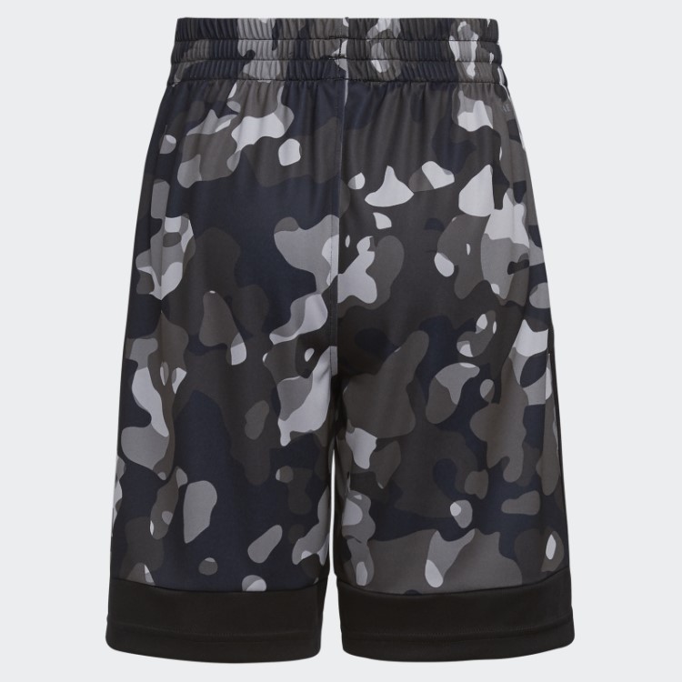 Short Com Estampa Camuflada Preta Adidas
