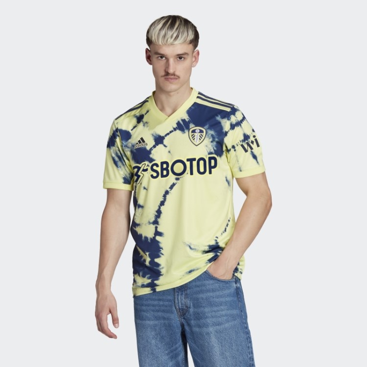 Adidas Roxo Amarelo Leeds United Fc 22/23 Camisa Fora