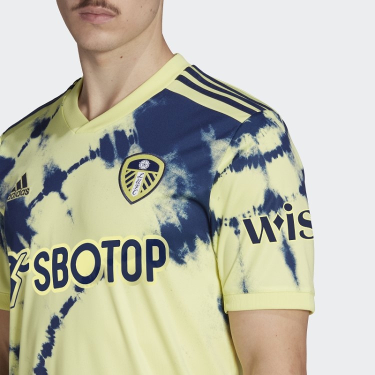 Adidas Roxo Amarelo Leeds United Fc 22/23 Camisa Fora