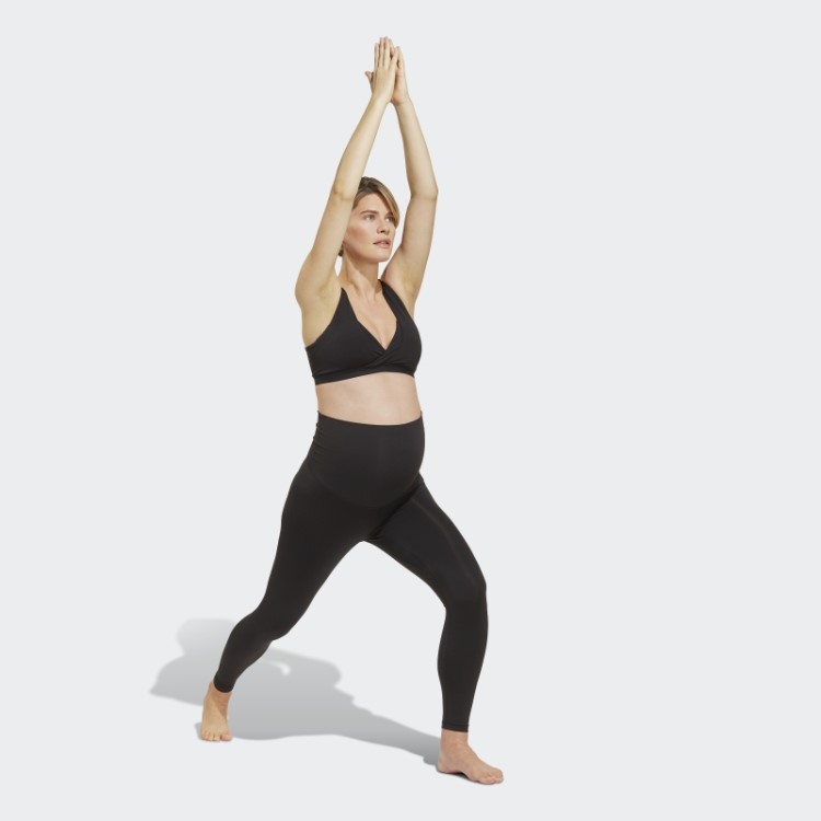 Legging Adidas Yoga 7/8 (maternidade) Preta