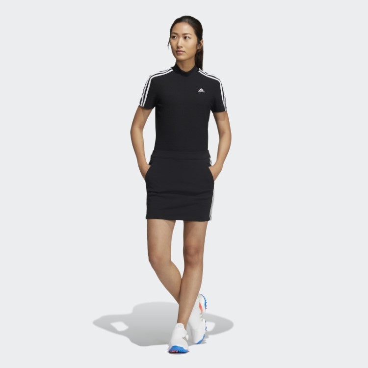 Saia Preta Com As 3 Listras Adidas