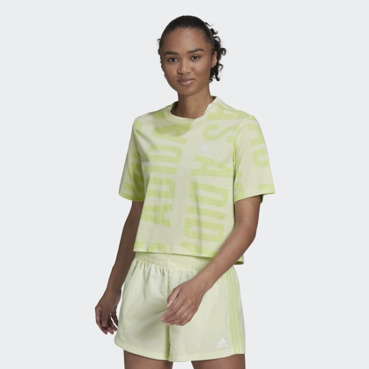 Adidas Essentials Camiseta Oversized Oversized Crop Lima