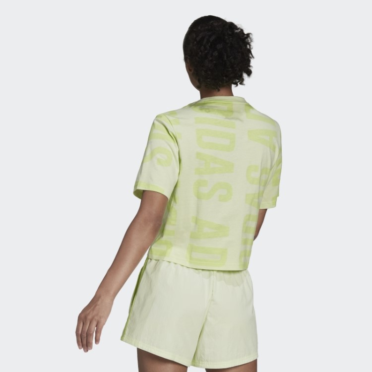Adidas Essentials Camiseta Oversized Oversized Crop Lima