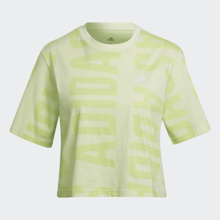 Adidas Essentials Camiseta Oversized Oversized Crop Lima