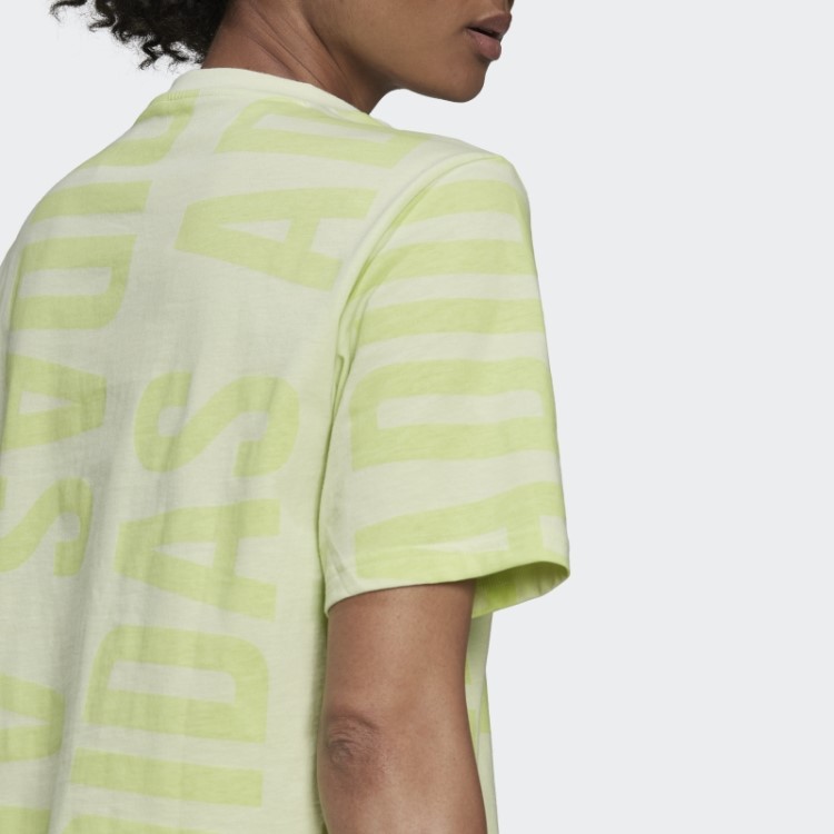 Adidas Essentials Camiseta Oversized Oversized Crop Lima