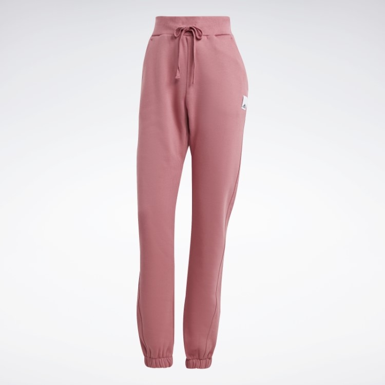 Calça De Lã Rosa Adidas Lounge
