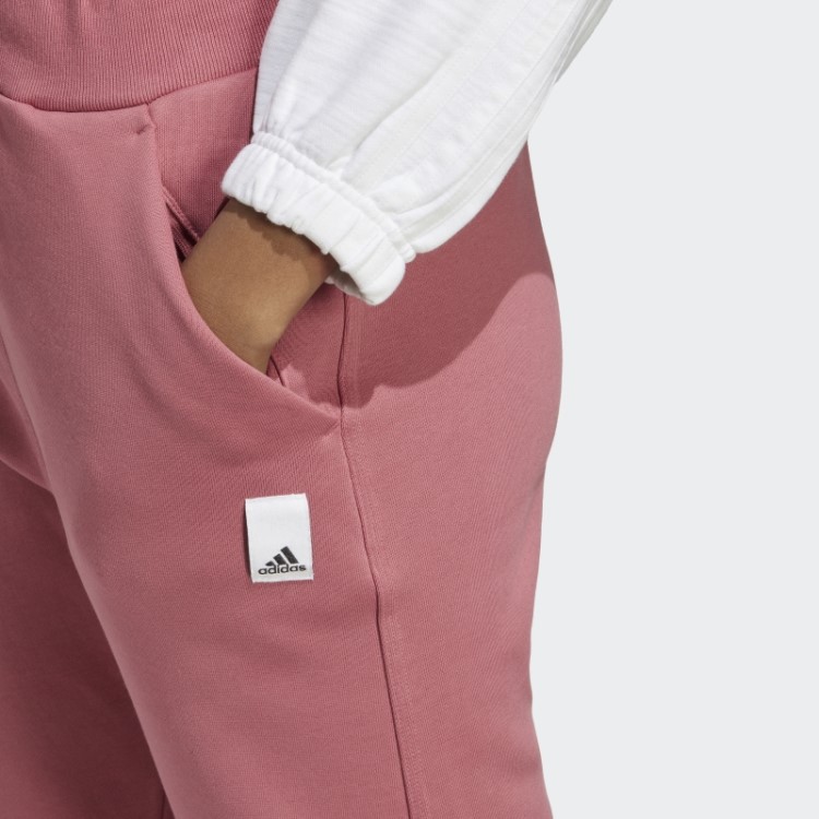 Calça De Lã Rosa Adidas Lounge
