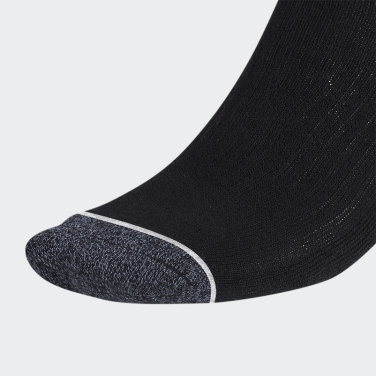 Meias Acolchoadas Tiro 3 Pares Preto Branco Adidas