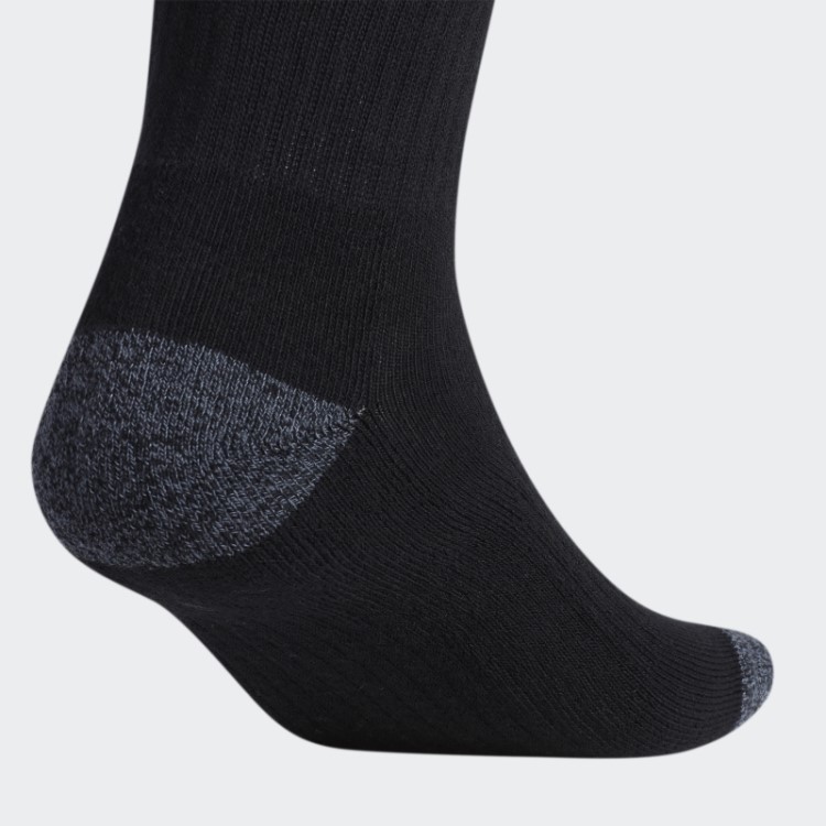 Meias Acolchoadas Tiro 3 Pares Preto Branco Adidas
