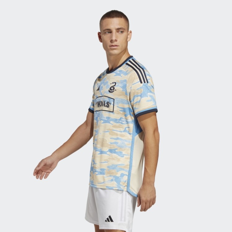 Sand Adidas Philadelphia Union 23/24 Away Camisa Autêntica