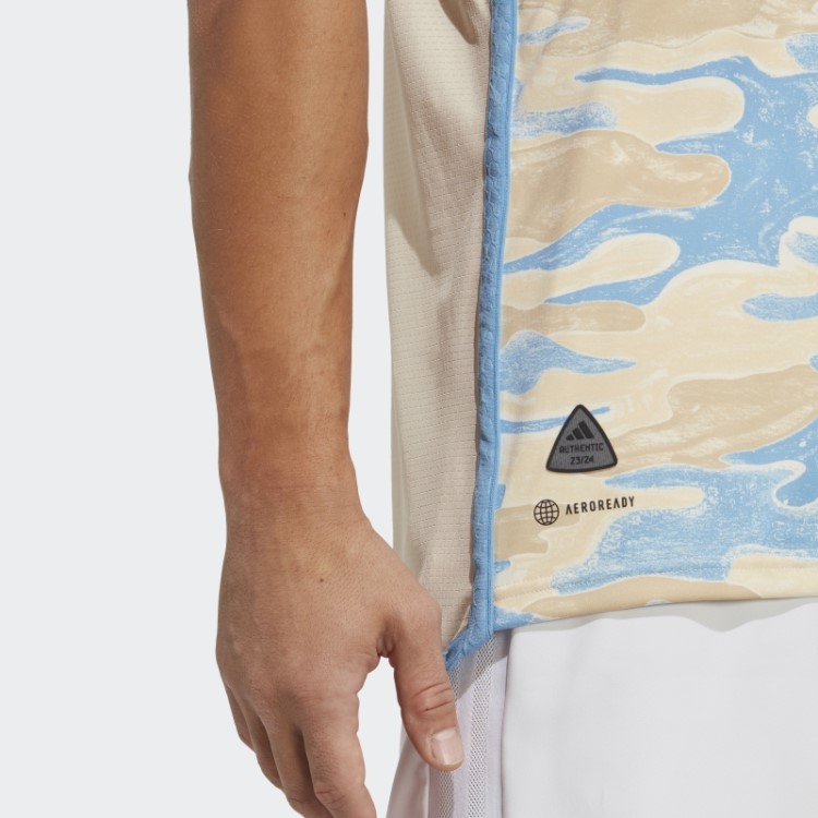 Sand Adidas Philadelphia Union 23/24 Away Camisa Autêntica