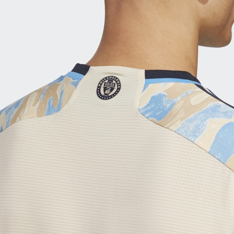 Sand Adidas Philadelphia Union 23/24 Away Camisa Autêntica