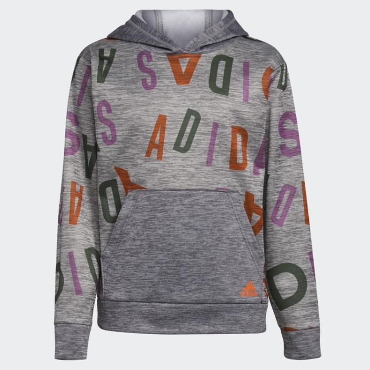 Moletom Adidas Lineage Love Heather Com Capuz Carbon Hthd