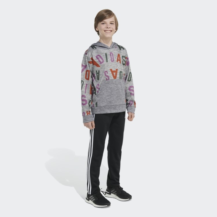Moletom Adidas Lineage Love Heather Com Capuz Carbon Hthd