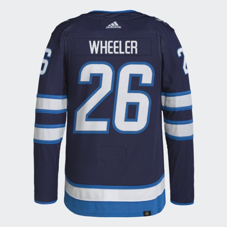 Marinho 09 Ccm-sld Jets Wheeler Home Autêntico Jersey Adidas
