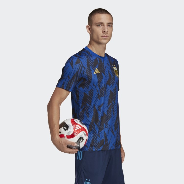 Camisa Pré-jogo Adidas Argentina Azul Royal