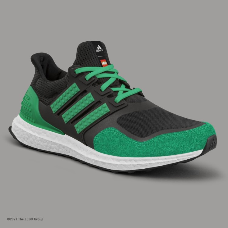 Adidas Ultraboost Dna X Lego Cores Sapatos Moda Verde