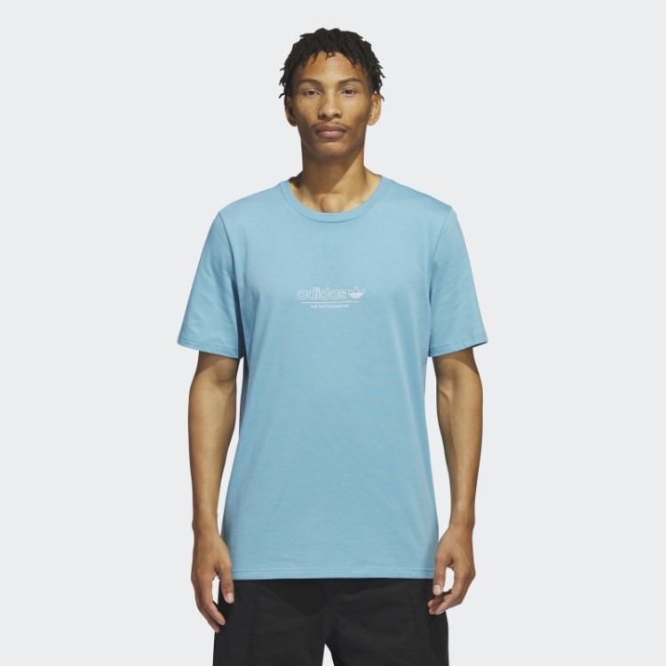 Camiseta Azul Adidas 4.0 Strike Through
